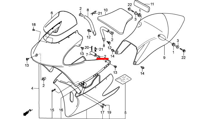 樂天商城 - ☆【HRC】50803-NF4-610 カウルナット NUT,COWL STAY 純正部品 HRC製品正規取扱店 Honda Racing エイチアールシー ホンダレーシング 補修パーツ【バイク用品】