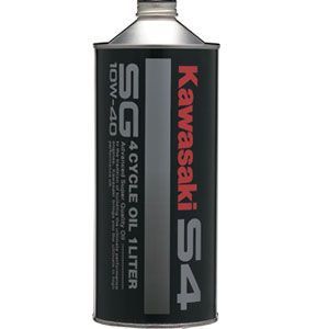☆【KAWASAKI】カワサキ S4 SG 10W-40 《1L》 エスフォー 4サイクル用エンジンオイル 純正オイル【バイク用品】