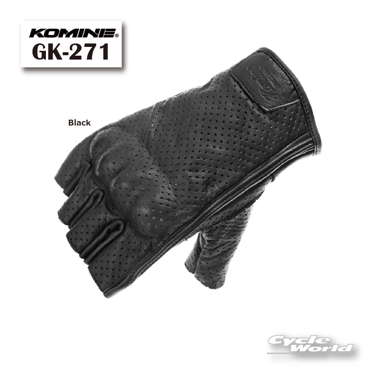 樂天商城 - ☆《2026春夏》【KOMINE】GK-271 プロテクトレザーハーフフィンガーグローブ春夏　夏用　ツーリング　 コミネ　26SS【バイク用品】