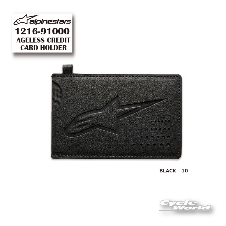 樂天商城 - ☆【あす楽/ネコポス対応】正規品【ALPINESTARS】AGELESS CREDIT CARD HOLDER《1216-91000 BLACK(10) 》　カードホルダー　アルパインスターズ イタリア 取り寄せ【バイク用品】