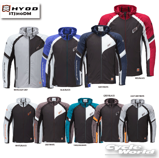 ☆【HYOD】STJ310DM　ST-S UCHIMIZU VENTED D3O?? COOL DRY PARKA　肩　肘 背中 プロテクター　パーカー　ヒョウドウプロダクツ【バイク用品】