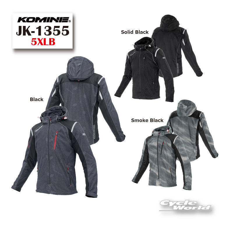 樂天商城 - ☆《2026春夏》正規品【KOMINE】JK-1355 エニグマG2フルメッシュパーカ《5XLB》　プロテクター　ツーリング メンズ　レディース　春夏　コミネ 26SS【バイク用品】