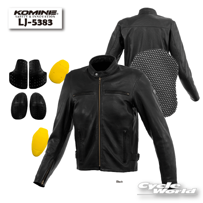 樂天商城 - ☆【KOMINE】LJ-5383 ベンティッドシングルライダースレザージャケット　春夏　パンチングレザー　革　レディース　メンズ　ツーリング　コミネ【バイク用品】