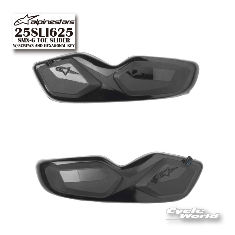 樂天商城 - ☆正規品【ALPINESTARS】25SLI625 SMX-6 TOE SLIDER W/SCREWS AND HEXAGONAL KEY イタリア直輸入 トゥースライダー オプション品　アルパインスターズ　【バイク用品】