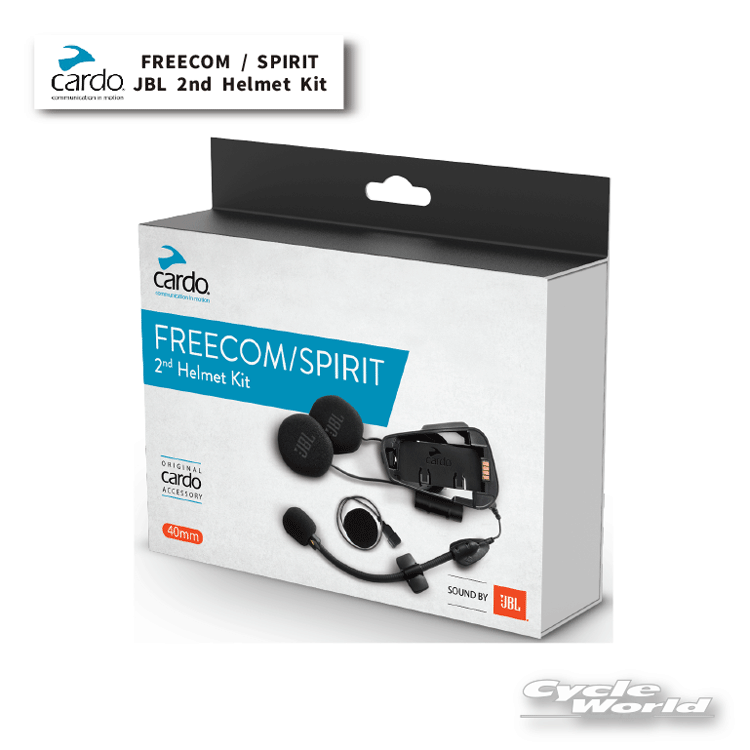 ☆【Cardo】ACC00009　FREECOM/ SPIRIT オーディオマイクキットJBLJBL 2nd Helmet Kit　リペア　インカム　 ヘッドセット 　ヘルメット用スピーカー　ツーリング 音楽 会話　フリーコム　カルド【バイク用品】