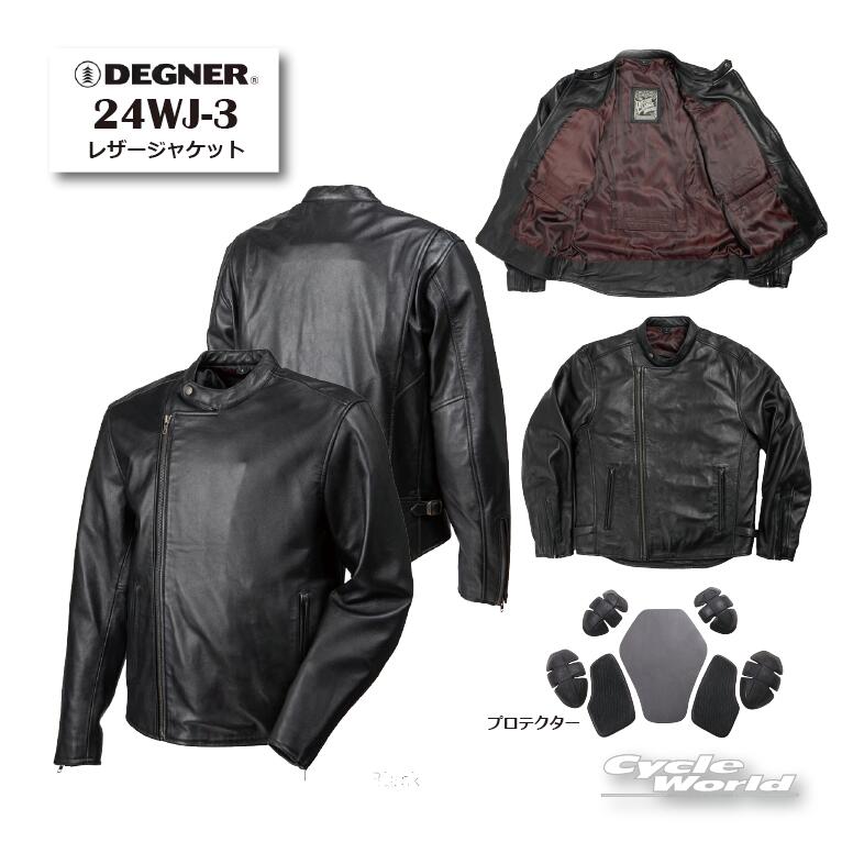 樂天商城 - ☆【DEGNER】24WJ-3　レザージャケット　デグナー　革ジャン　羊革　ライダースジャケット 防風　【バイク用品】