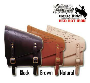 樂天商城 - ☆【Rough Tail】ホースライダー　レッドホットアイアン《PLAIN》全3色 プレーン RED HOT IRON PLAIN 牛革 ホースライダーシリーズ ファイアーパターン ファイヤーパターン フレイム柄 ラフテール アメリカン ハーレー MADE IN JAPAN 日本製 国産【バイク用品】
