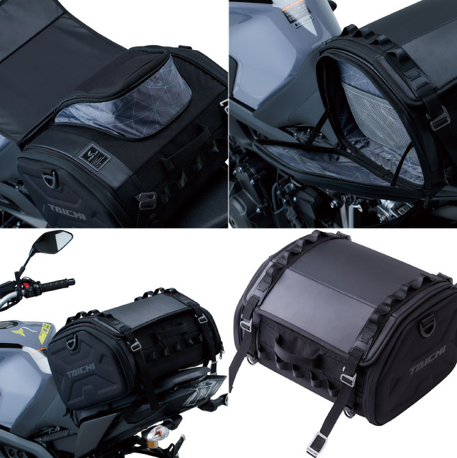 ☆*正規品【RS TAICHI】RSB313　ラージ シートバッグ.32LARGE SEAT BAG .32　RSタイチ　アールエスタイチ　ツーリング　鞄　バッグ　　 【バイク用品】 3