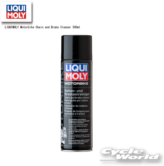 ◆Motorbike Chain and Brake Cleaner◆ゴムやプラスチック類を侵さず素早くクリーニング！チェーン、スプロケット、ブレーキパーツなどのクリーニングに最適！（Oリング、Xリングなどのシールチェーン、ノンシールチェーン共に対応）【使用方法】洗浄・脱脂するパーツにスプレーし、余分な液体と汚れをウェス等で拭き取ってください。内容量：500ml品番：シンセティック品番：20938Cord：4100420209383※素材の品質によってはご使用不可の場合もございますので、事前に試し噴き頂く事を推奨します。-----------------------------------------------------------------------------------------------------※ブラウザやお使いのモニター環境により、掲載画像と実際の商品の色味が若干異なる場合があります。商品詳細画像は今シーズン展開外カラーを掲載していることがあります。掲載の価格・デザイン・仕様について、予告なく変更することがあります。あらかじめご了承ください。商品の詳細に関しましてはメーカーサイトをご確認頂ますようお願い致します。★送料・納期などの注意点につきましては必ず弊社会社概要ページの「ショップからの重要なご案内」をお読みいただき注文をお願いいたします。-----------------------------------------------------------------------------------------------------