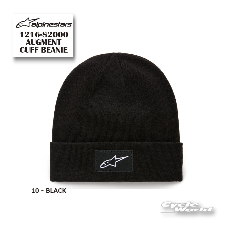  正規品《1216-82000 》AUGMENT CUFF BEANIE《 BLACK(10) 》帽子　ニット帽 アルパインスターズ イタリア 取り寄せ