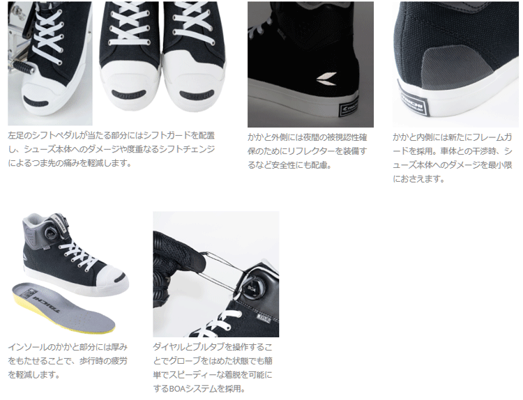 ☆*【RS TAICHI】RSS011 DRYMASTER-FIT フープシューズBOA ドライマスター　ライディングシューズ 防水　透湿　ライディングブーツクラリーノ　人工皮革　ショートブーツ　靴　RSタイチ　アールエスタイチ【バイク用品】 cycle-world-10021538 バイク用品専門店サイクルワールド サンプル画像2