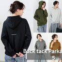 【バックタックパーカー】 ポイントパール プルオーバー 5カラー / フード パーカー パール レギュラー 丈 ポケット バック タック 長袖 秋 冬 外套 体...