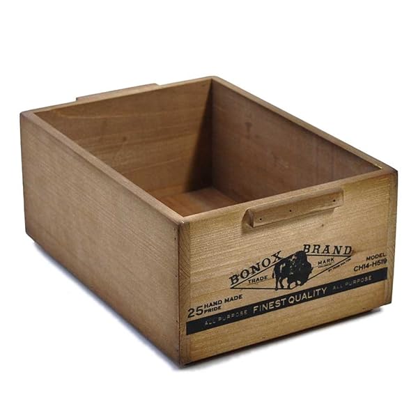 ウッデン スタッキング ボックス B 暮らしの中に色気が滲み出る木製ボックス パーツストッカー コンテ..