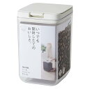 保存容器 (トール/ホワイト) キッチン 収納 プラスチック (食材 調味料 湿気防止) グッドロックコンテナ K763W