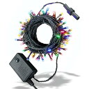 テルノン イルミネーション ライト LED 100球 ストレートタイプ 10m メモリー 機能 内蔵 コントローラー 付 10連結 可能タイプ( ミックス )