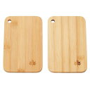 Bamboo メスキットぴったりまな板(2pcs) 88230244 ブラウン 幅10.5×奥行16.5×厚さ0.8cm