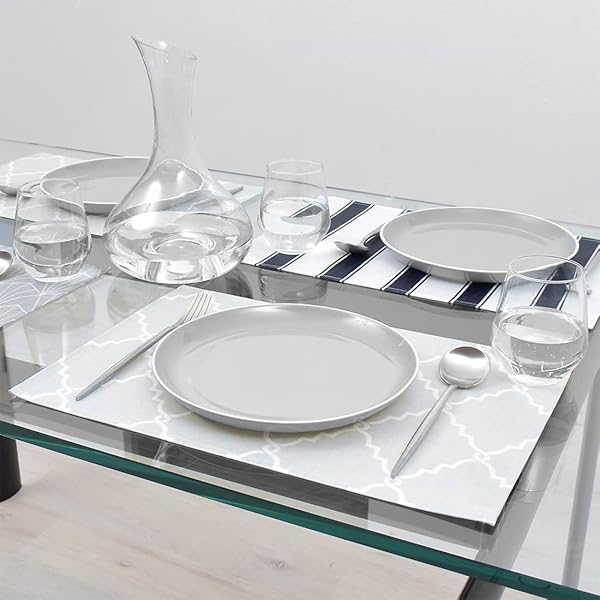 スタイルデコール(STYLE Decor) ランチョンマット 綿100% 2枚セット 洗える 布製 30×44cm スタンダード..