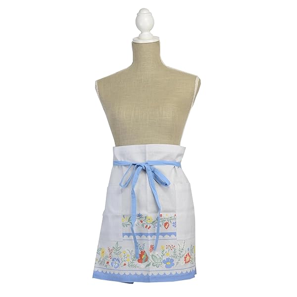 ギャルソンエプロン フルールマルシェ グレイ