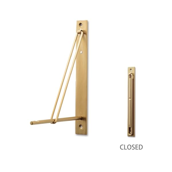 フォールディングフック アンティークゴールド サイズ：約W2.5 D15.4 H21 63982