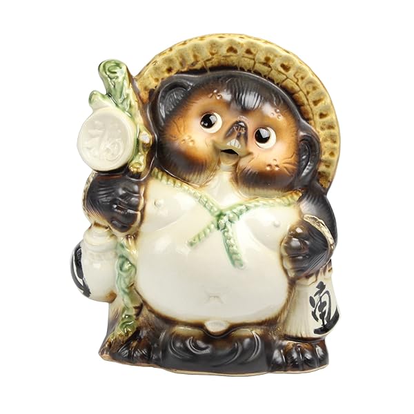 『信楽焼』 福々狸 8号 L70-7