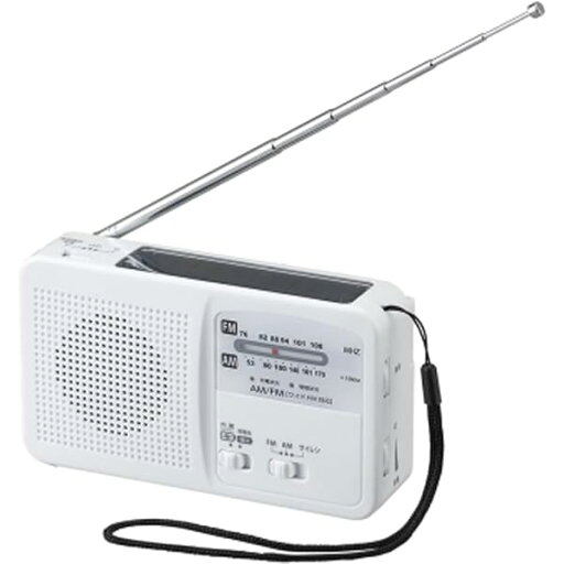 コーポレーション(Yazawa Corporation) 手回し充電ラジオ ライト付き BS901WH コーポレーション(Yazawa Corporation) 手回し充電ラジオ ライト付き BS901WH