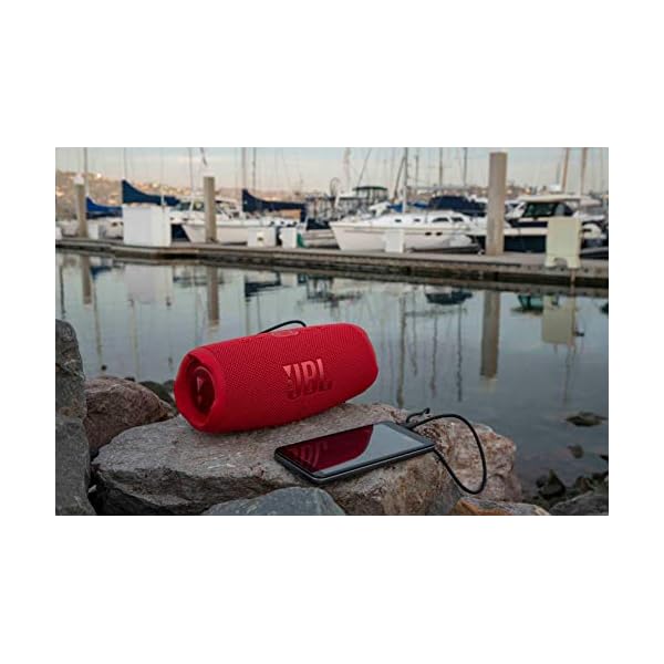 CHARGE5 Bluetoothスピーカー 2ウェイ・スピーカー構成/USB C充電/IP67防塵防水/パッシブラジエーター搭載/ポータブル/2021年モデル レッド CHARGE5RED cycleconnection-10006077 サイクルコネクション楽天市場店 サンプル画像3