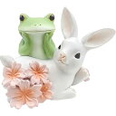 コポー ウサギと桜 5×3.7×3.4cm 73714