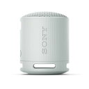 ワイヤレススピーカー SRS-XB100:クリアな と重低音再生/防水・防塵対応 IP67/ロングバッテリー内蔵 約16時間/ハンズフリー通話対応/ステレオペア機能搭載/USB Type-C充電 グレー SRS-XB100 HC