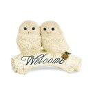 ふくろう 鳥 ガーデンオーナメント オブジェ 置物 インテリア Owl Sisters