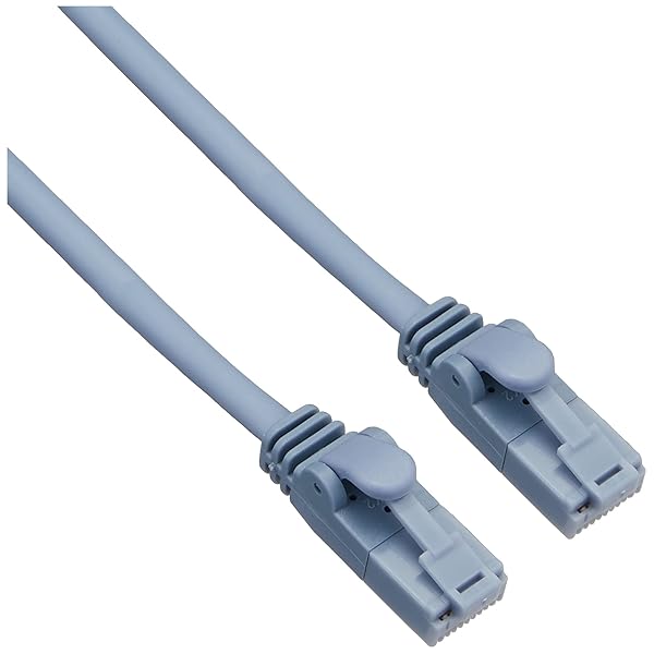 LANケーブル CAT6 15m ツメが折れない 爪折れ防止コネクタ スタンダード ブルー LD-C6T/BU150