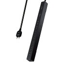電源タップ 10個口 5m 雷ガード ほこりシャッター 【 マグネット 回転脚パーツ 吊り穴 】 スイングプラグ ブラック ECT-2650BK(2)