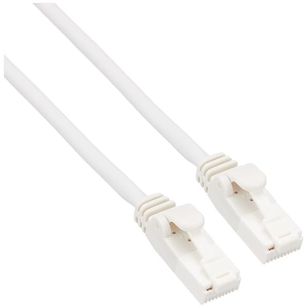 LANケーブル CAT6 10m ツメが折れない 爪折れ防止コネクタ スタンダード ホワイト LD-C6T/WH100