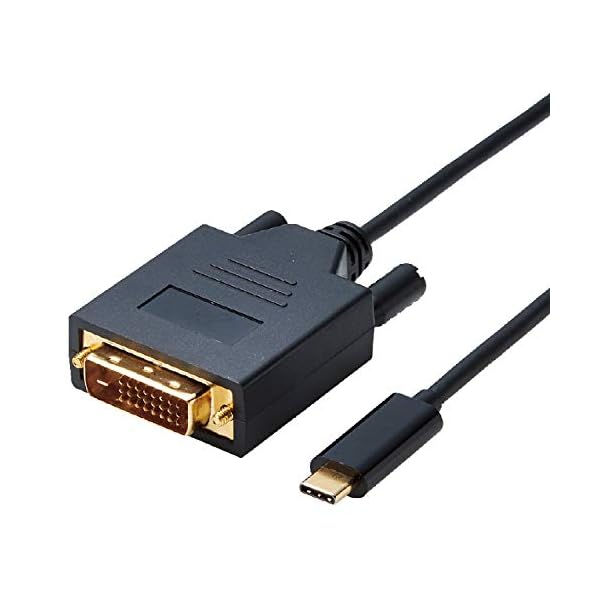 変換ケーブル USB-C DVI 2.0m ブラック CAC-CDVI20BK