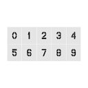 IM ステンシル 0~9 1セット10枚単位 文字サイズ50×40mm ASTSETN5040