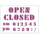 ステンシルシート OPEN L 18001072
