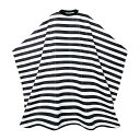 Cutting Cape for Barber 理容 カットクロス (白黒ボーダー)