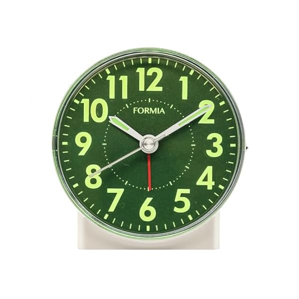 置き時計 目覚まし時計 見やすい 連続秒針 電子音 スヌーズ ライト 集光文字盤 アナログ 保土ヶ谷電子販売 ホワイト HT-A044W-WH