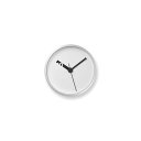 レムノス 掛け時計 掛け置き兼用 アナログ エクストラノーマル クロック 白 アルミニウム Extra Normal Clock RM24-07 WH Lemn...