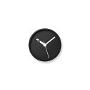 レムノス 掛け時計 掛け置き兼用 アナログ エクストラノーマル クロック 黒 アルミニウム Extra Normal Clock RM24-07 BK Lemn...