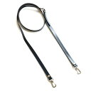 本革ショルダーストラップ 撥水加工 金具シルバー 細巾 12mm ネイビー KT60-S-N 手芸用品 バッグ材料 ショルダーストラップ