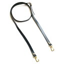 本革ショルダーストラップ 撥水加工 金具ゴールド 細巾 12mm ネイビー KT60-G-N 手芸用品 バッグ材料 ショルダーストラップ
