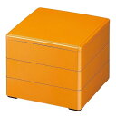 J-kitchens 重箱 3段 4.5寸 彩 お重箱 金 13.4cm x 13.4cm x 12.7cm 日本製