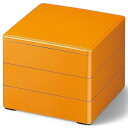 J-kitchens 漆器 重箱 3段 4.5寸 彩 金 13cm 樹脂製 お重 お重箱 日本製