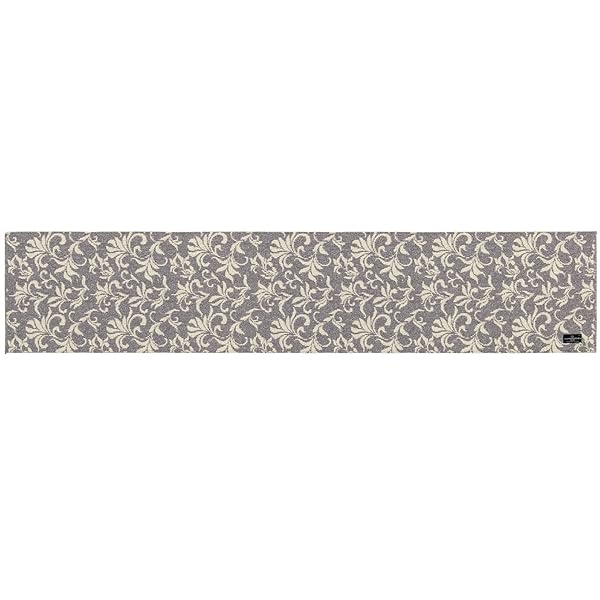 URBAN802 キッチンマット インテリアマット 約50× 240cm グレー ギリシャ製 薄手 床暖房 洗える 69339