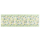 MINTON ミントン キッチンマット ハドンミニブーケ グリーン 50×240cm FT1233 日本製(3)