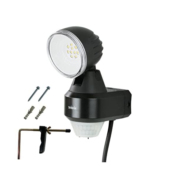 大進 センサーライト 屋外 led コンセント 人感 防水 玄関 ベランダ 簡単 取り付け 防犯 DLA-N4T100 AC..
