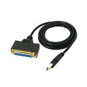 変換ケーブル USB to パラレル25ピン 1.8m USB-PL25/18G2(2)