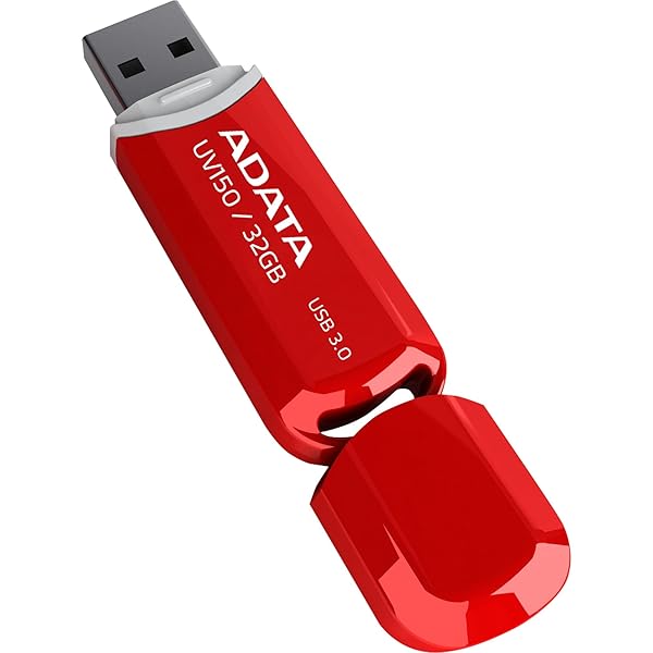 USBメモリ 32GB USB3.0 キャップ付 レッド AUV150-32G-RRD