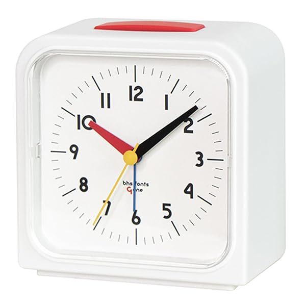 卓上時計 バウハウス GENE ALARM CLOCK Universal Alarm ホワイト DCL-009