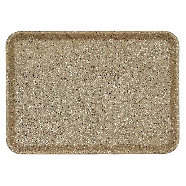 藤栄(FUJIEI) ダスパースタイル すべらない トレー ストーン ホワイト Sサイズ 33×23.5cm 16050 おぼん おしゃれ 高級感 電子レンジOK すべり止め ノンスリップ加工 洗える 軽い 軽量 おうちカフェ アウトドア キャンプ